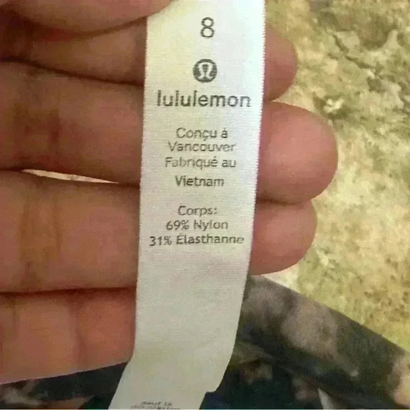 Lululemon Speed Up Tight in Rose Multi Color Activewear Leggings Sz 8 Athleisure - Picture 2 of 9